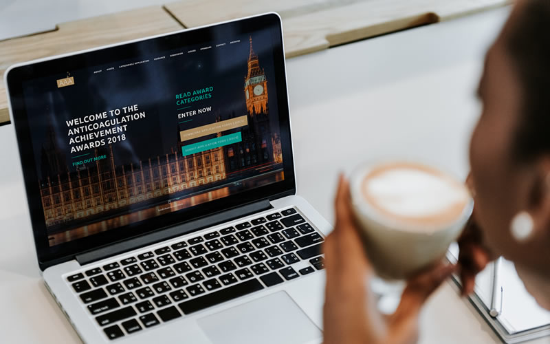 Anticoagulation Achievement Awards - Delegate operating the websitefor the AAA awards event ceremony Image 4