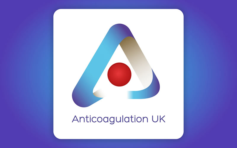 Anticoagulation UK - Rebrand showing new logo design and colour palette