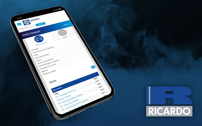 Ricardo Plc EMLEG Emissions Legislation Database