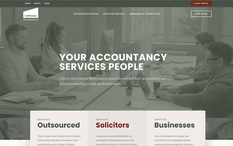 Redhouse and Associates - Website development Image 1 - Evolution not Revolution