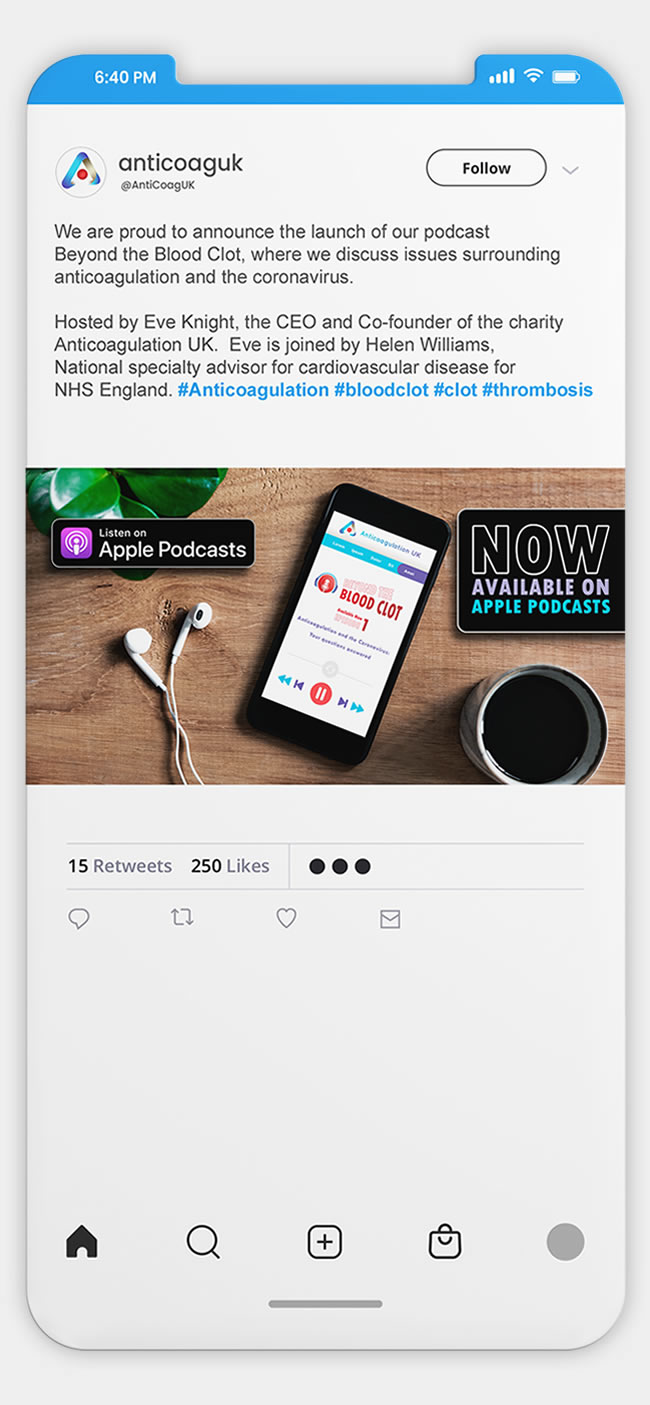 National Thrombosis Week 2023 - Twitter Post